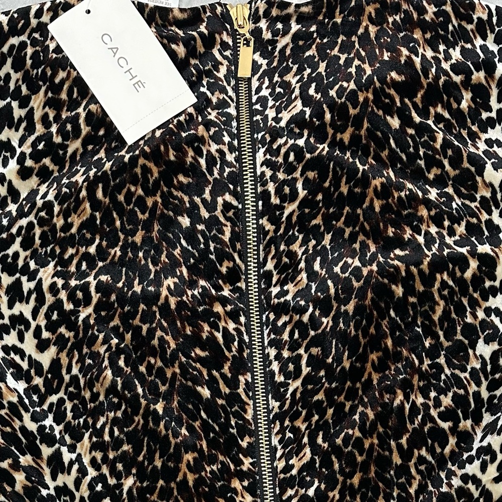 Cache Animal Print Long Sleeve Dress - Picture 8 of 13